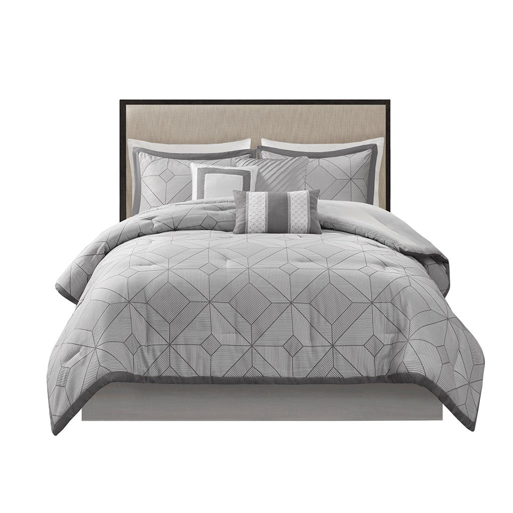 Cannon 7 Piece Jacquard Comforter Set