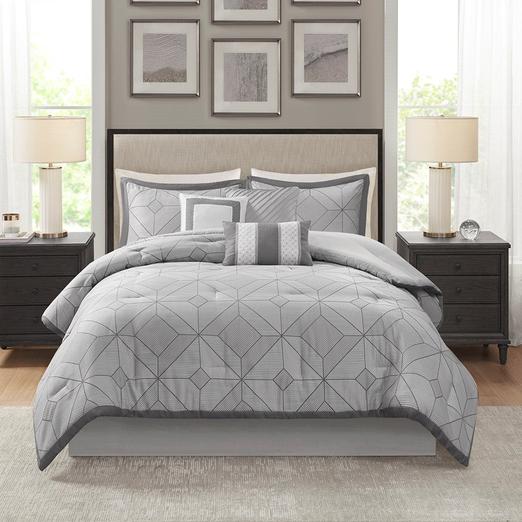 Cannon 7 Piece Jacquard Comforter Set