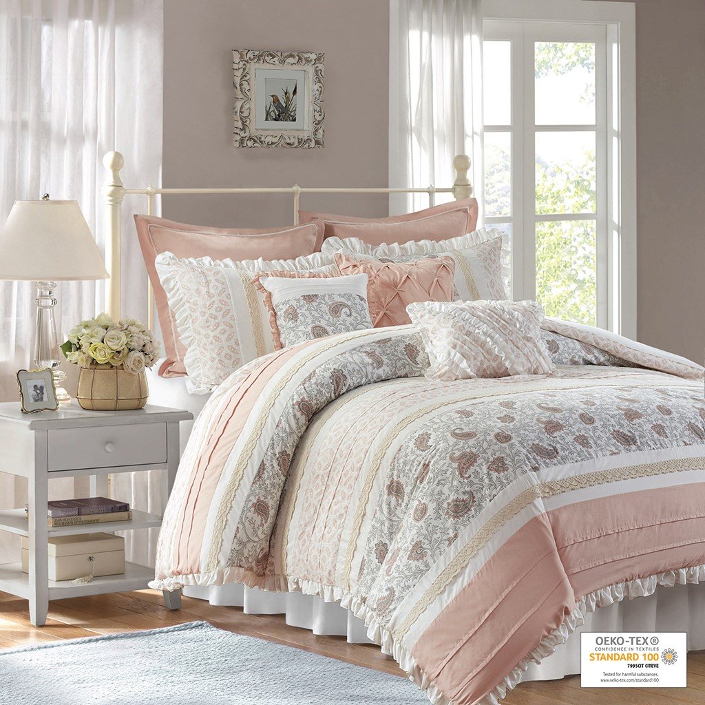 Dawn Blush 9-Piece Comforter Set Comforter Sets By Olliix/JLA HOME (E & E Co., Ltd)