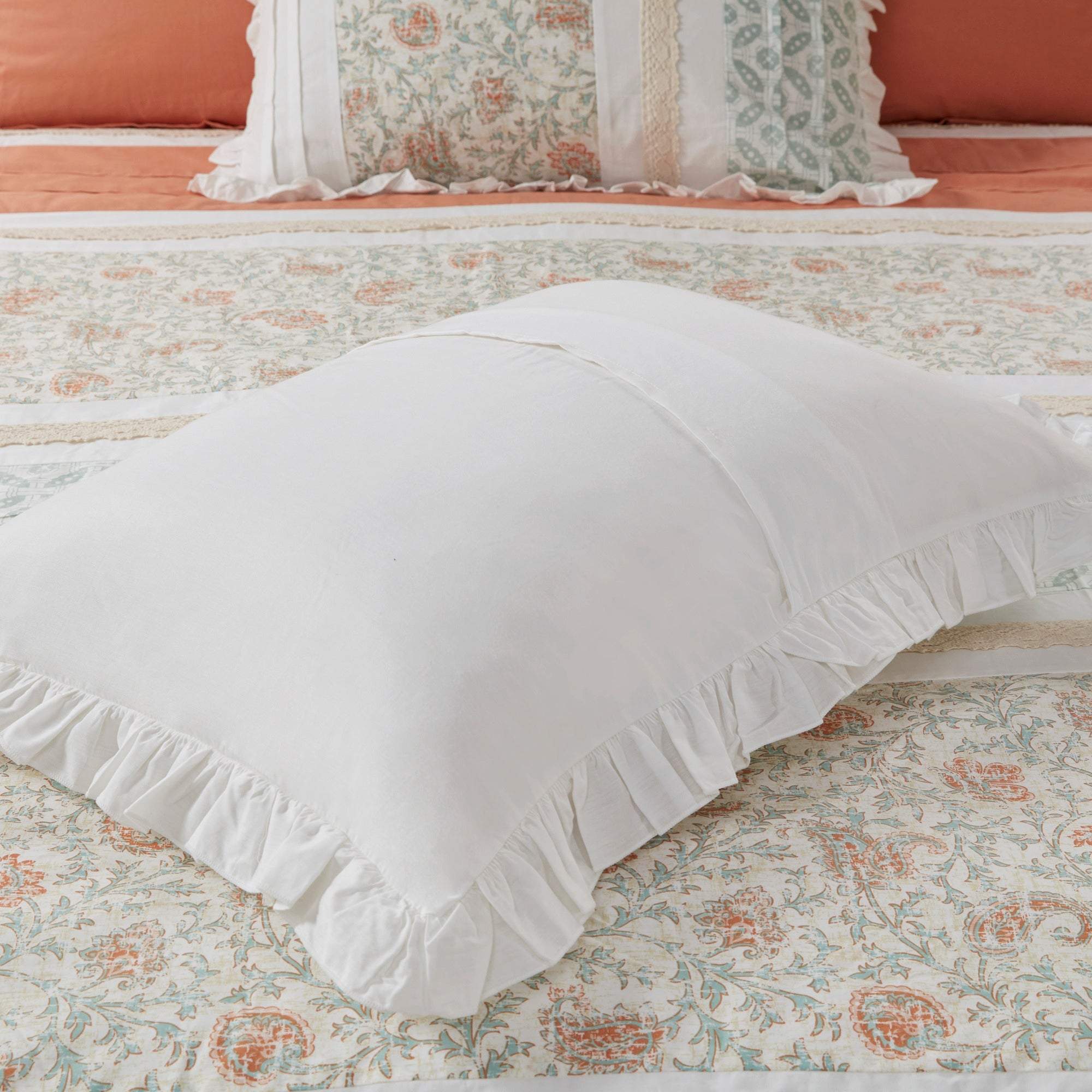 Dawn Coral 9-Piece Comforter Set Comforter Sets By Olliix/JLA HOME (E & E Co., Ltd)