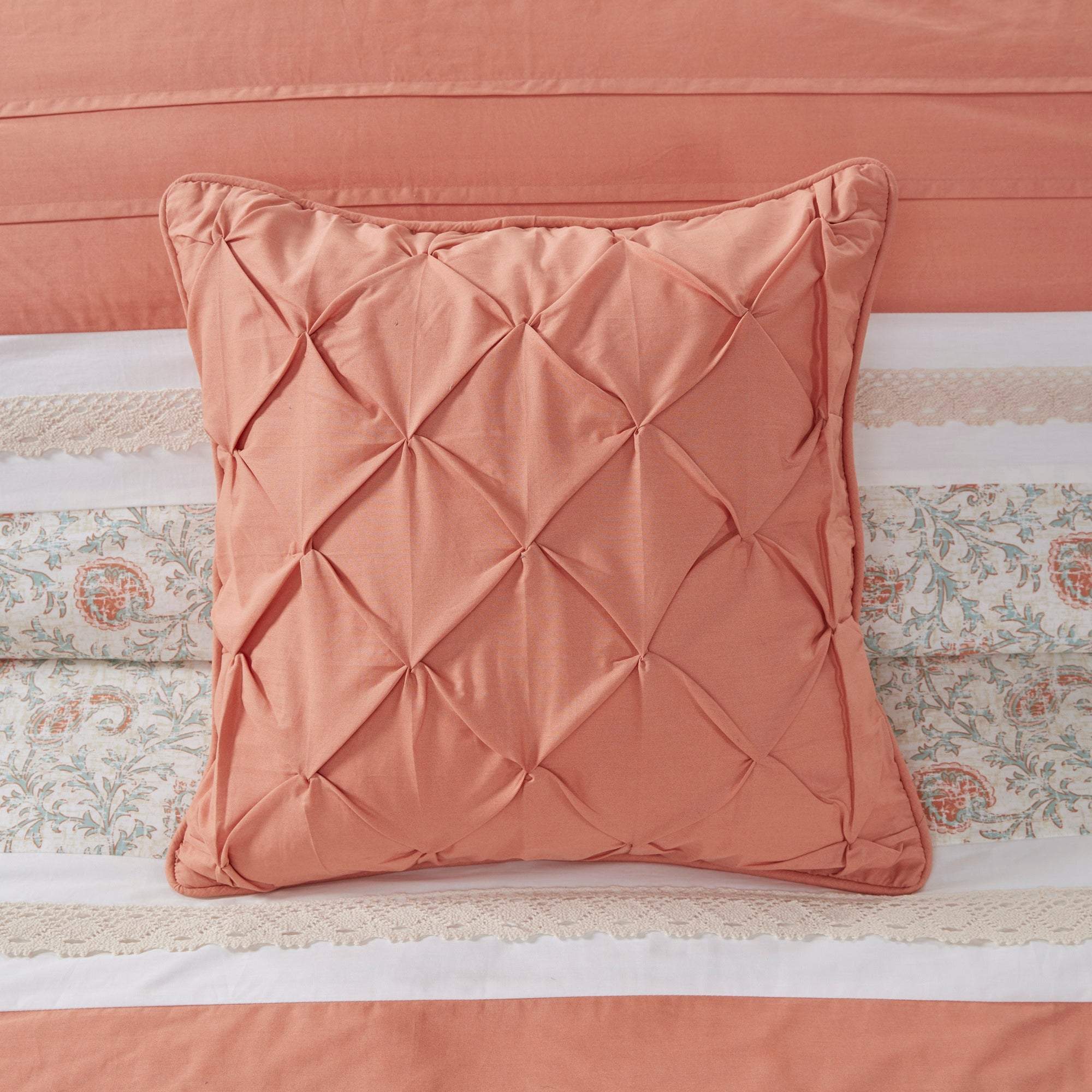 Dawn Coral 9-Piece Comforter Set Comforter Sets By Olliix/JLA HOME (E & E Co., Ltd)