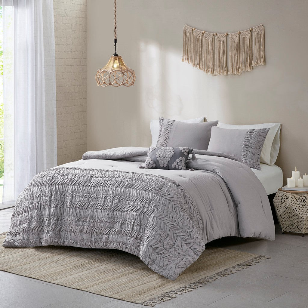 Doreen 4 Piece Cotton Comforter Set