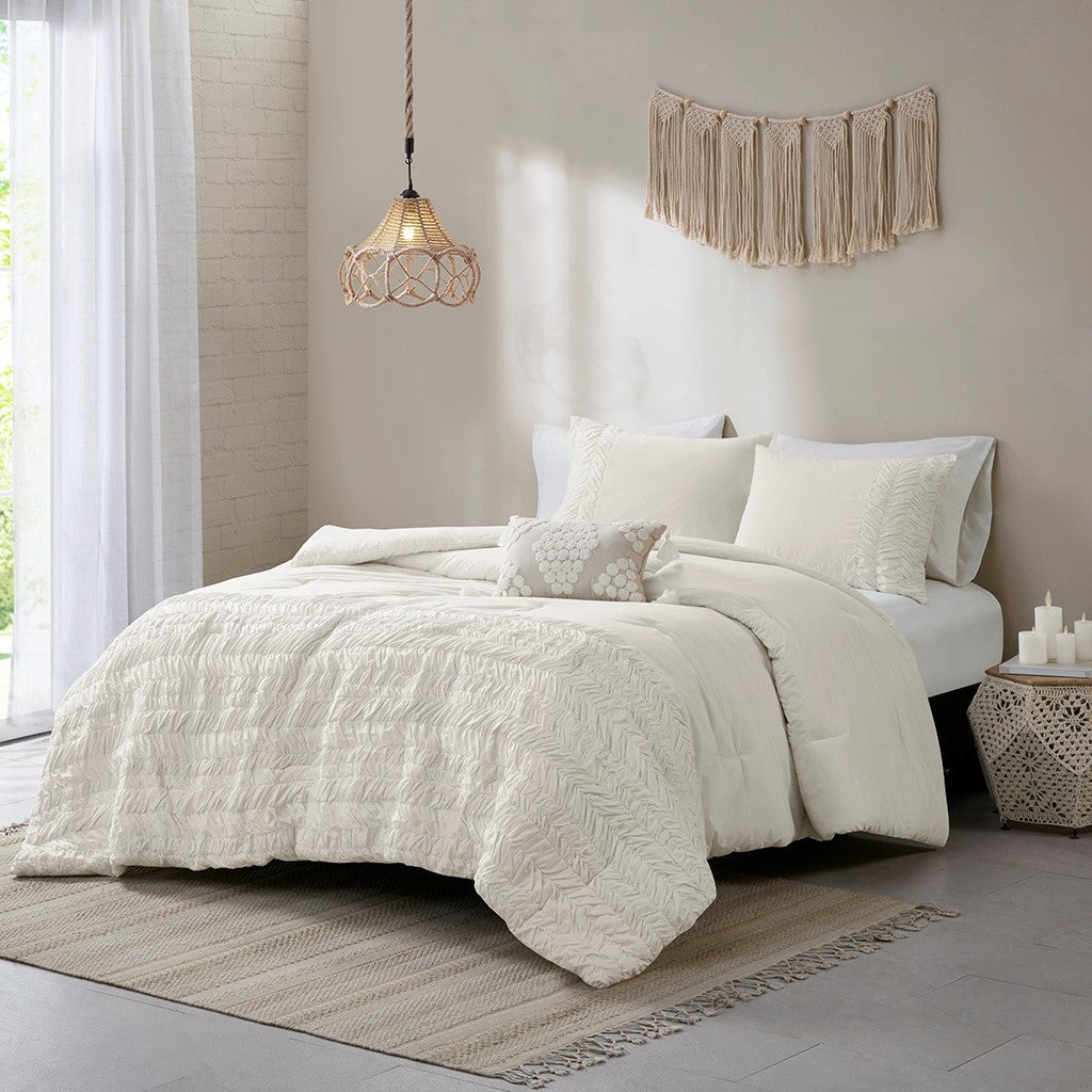 Doreen 4 Piece Cotton Comforter Set