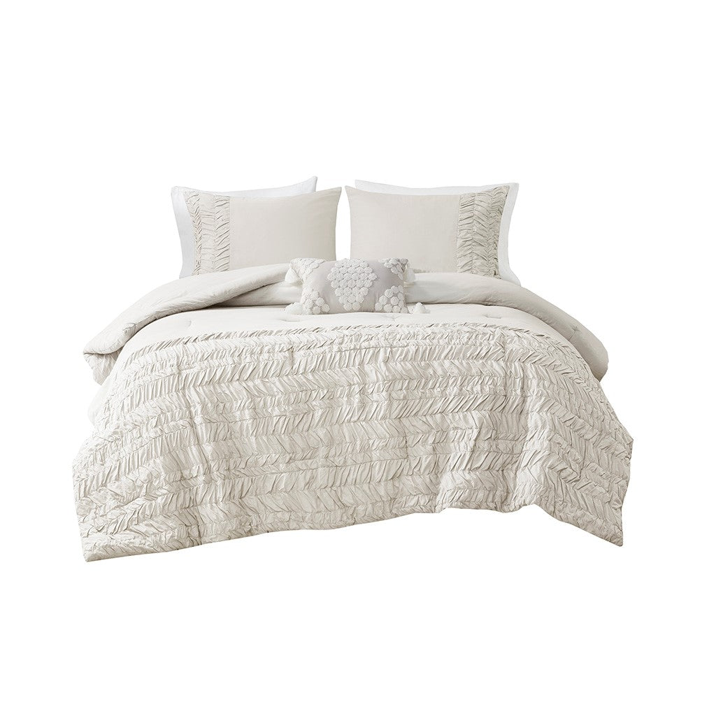 Doreen 4 Piece Cotton Comforter Set