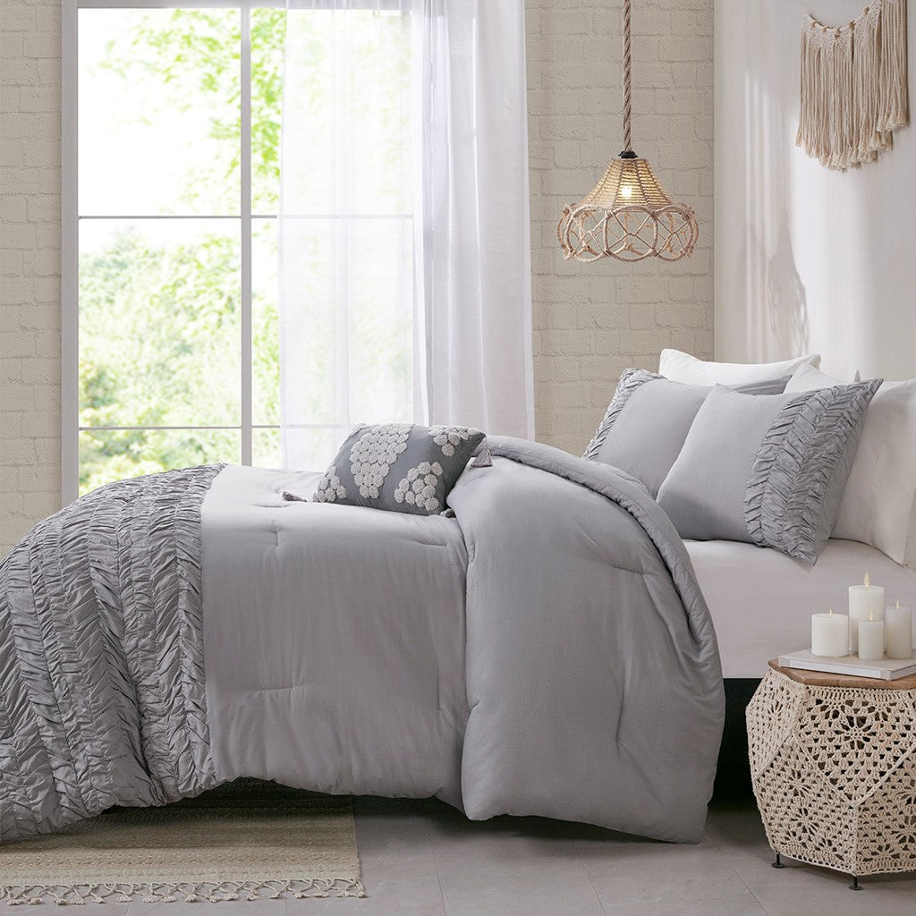 Doreen 4 Piece Cotton Comforter Set