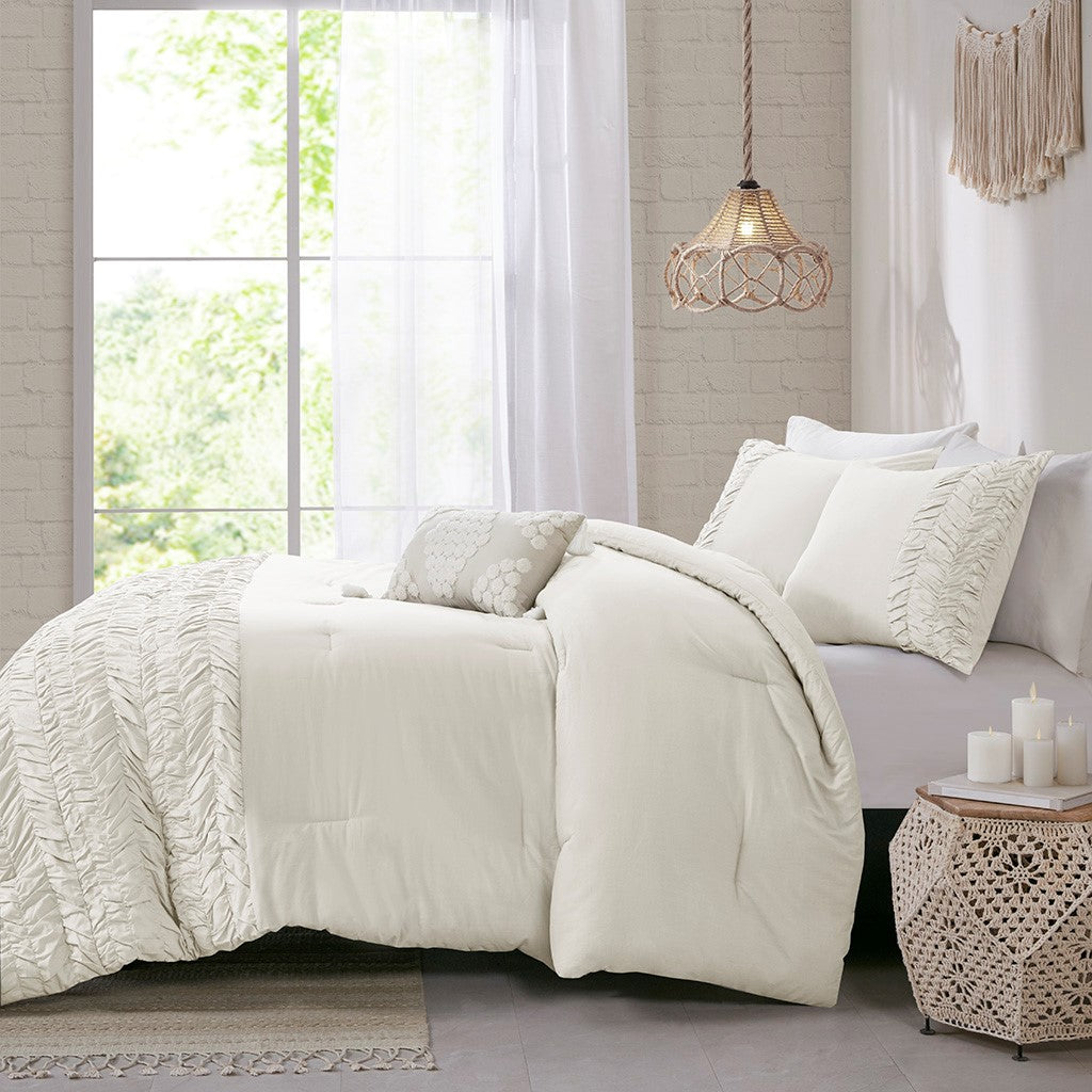 Doreen 4 Piece Cotton Comforter Set