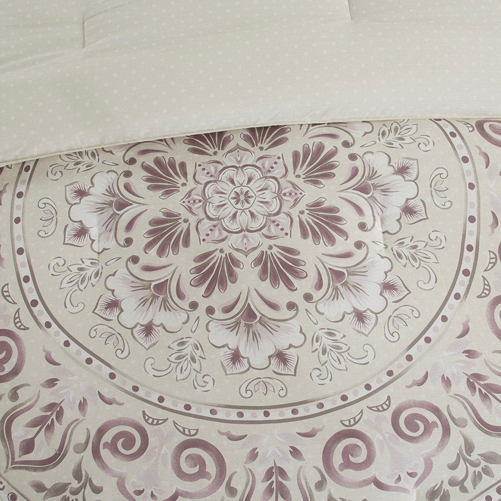 Elise Purple 8-Piece Comforter Set Comforter Sets By Olliix/JLA HOME (E & E Co., Ltd)