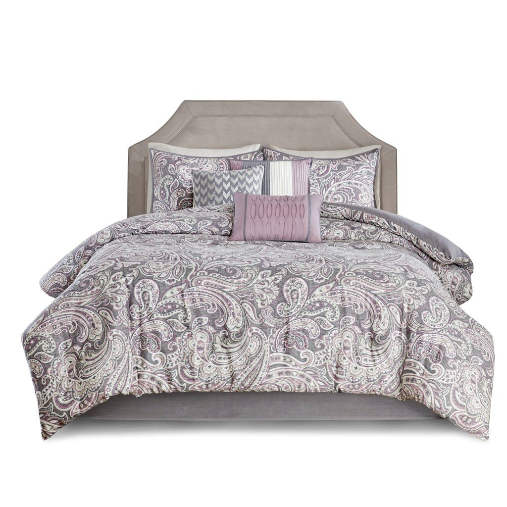 Gabby Purple 7-Piece Comforter Set Comforter Sets By Olliix/JLA HOME (E & E Co., Ltd)