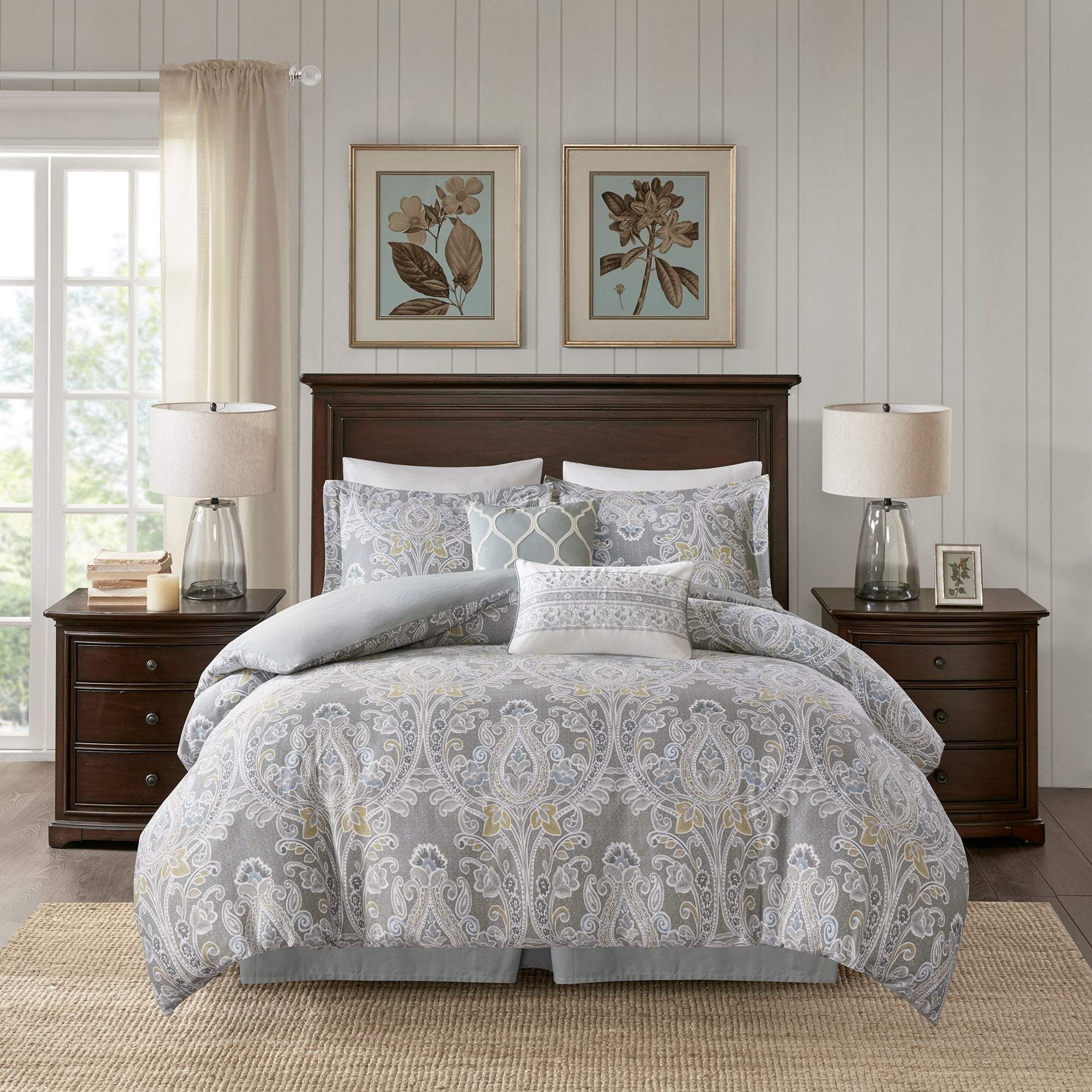 Hallie Grey 6-Piece Comforter Set