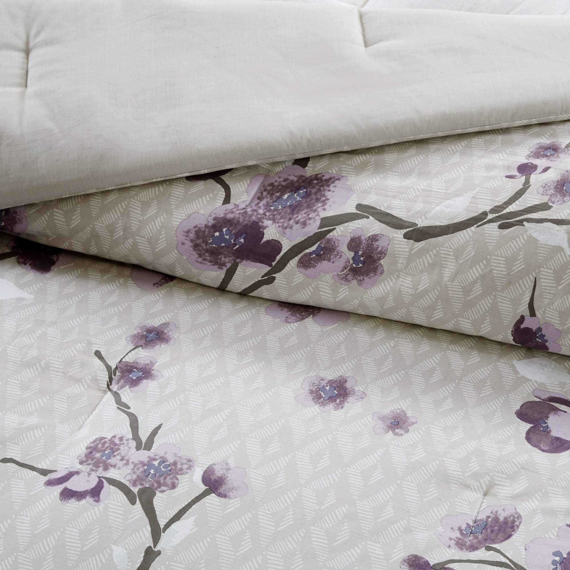 Holly Purple 8-Piece Comforter Set Comforter Sets By Olliix/JLA HOME (E & E Co., Ltd)