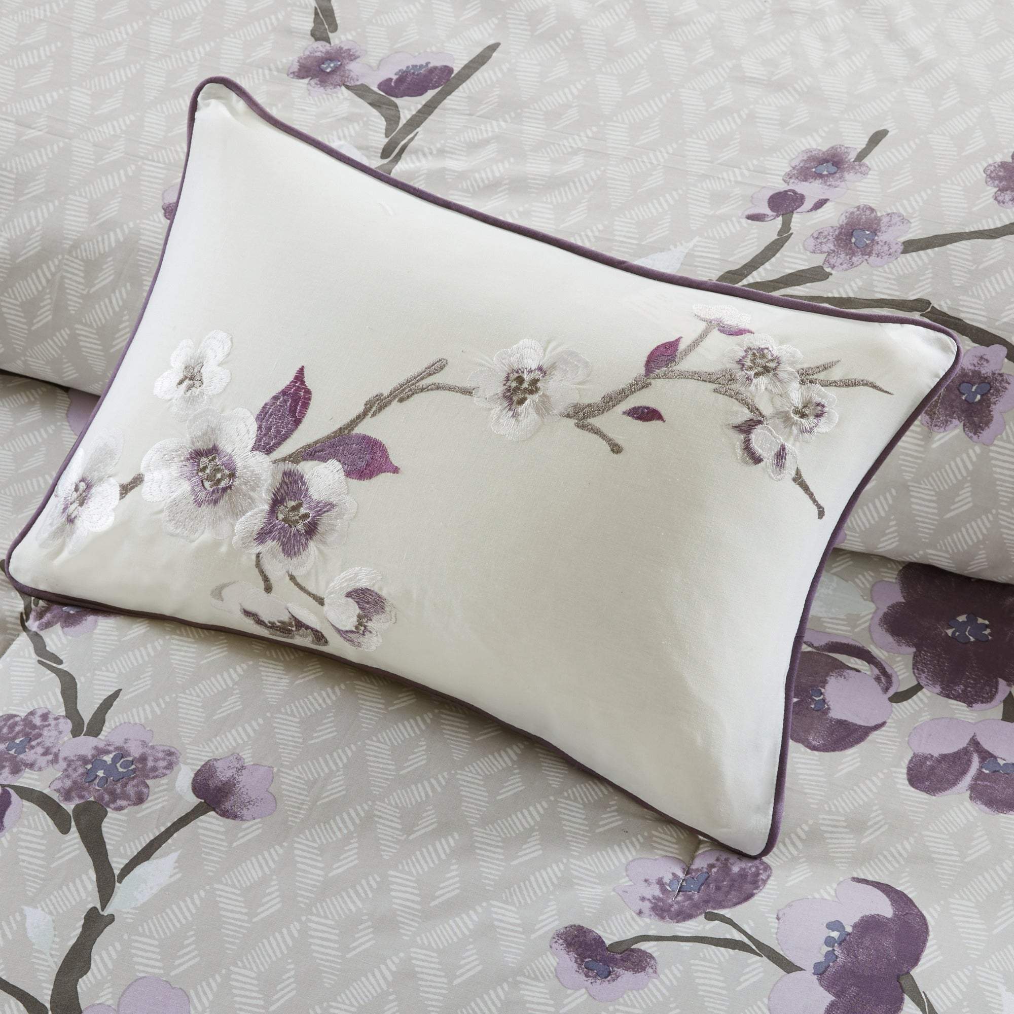 Holly Purple 8-Piece Comforter Set Comforter Sets By Olliix/JLA HOME (E & E Co., Ltd)