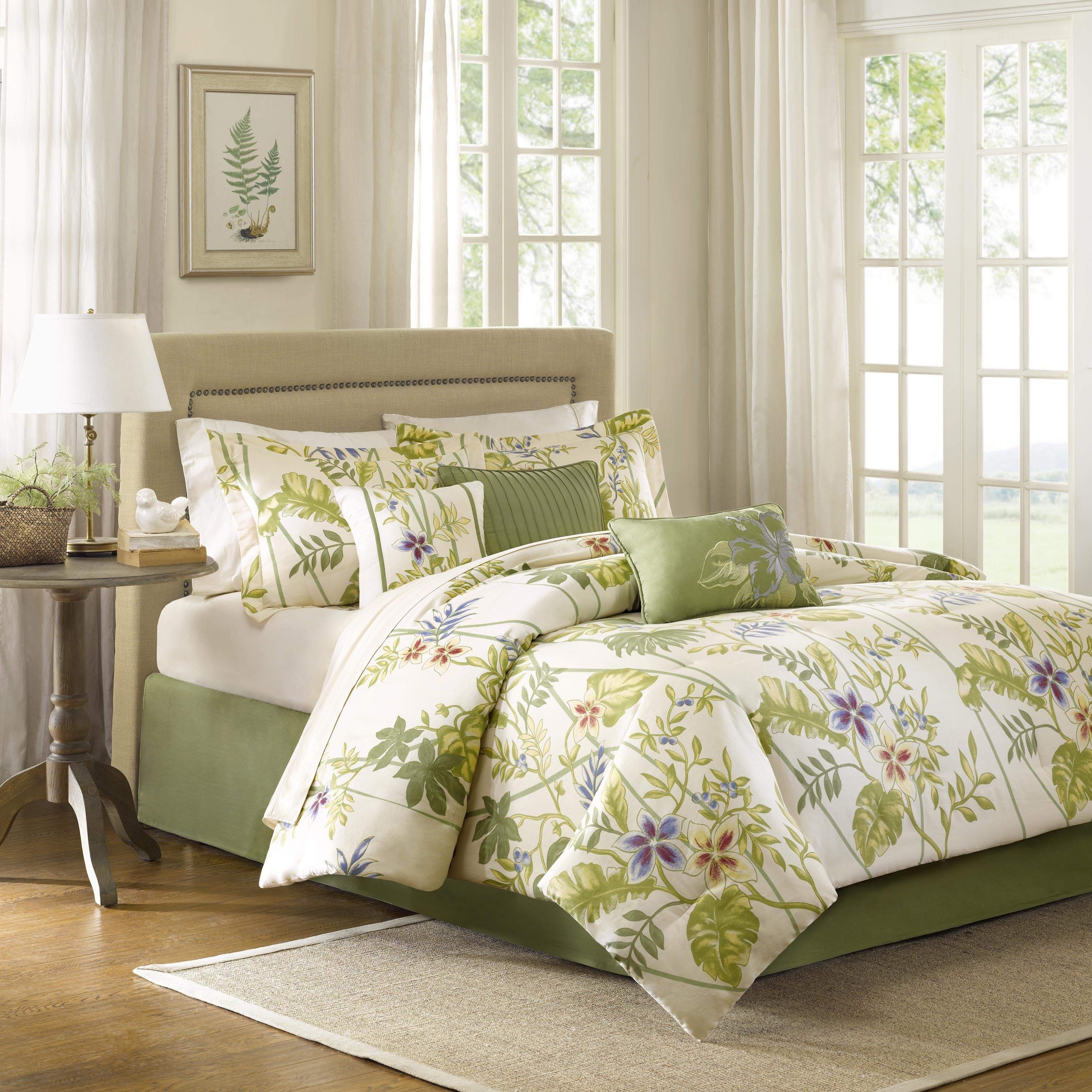 Kannapali Green 7-Piece Comforter Set Comforter Sets By Olliix/JLA HOME (E & E Co., Ltd)