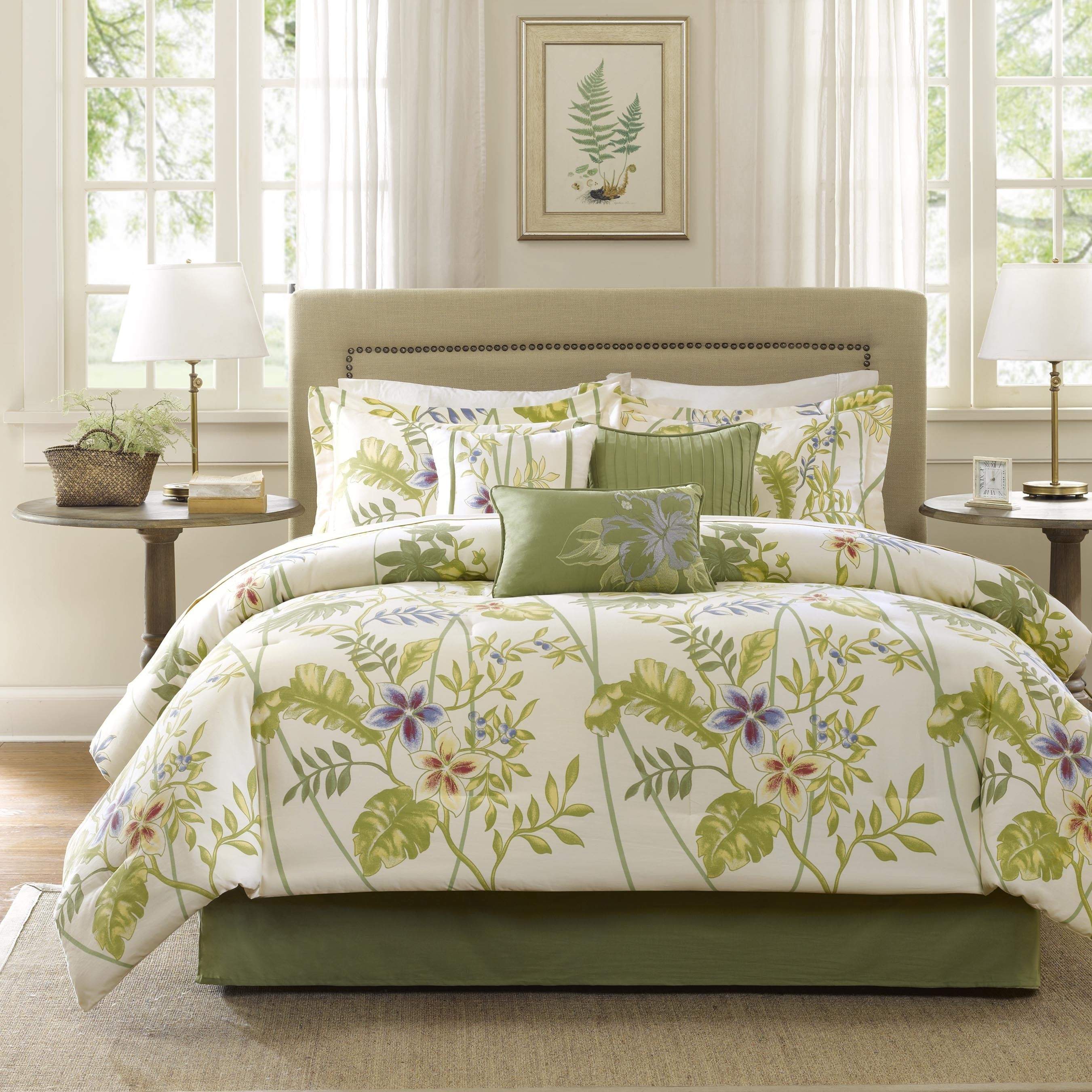 Kannapali Green 7-Piece Comforter Set Comforter Sets By Olliix/JLA HOME (E & E Co., Ltd)