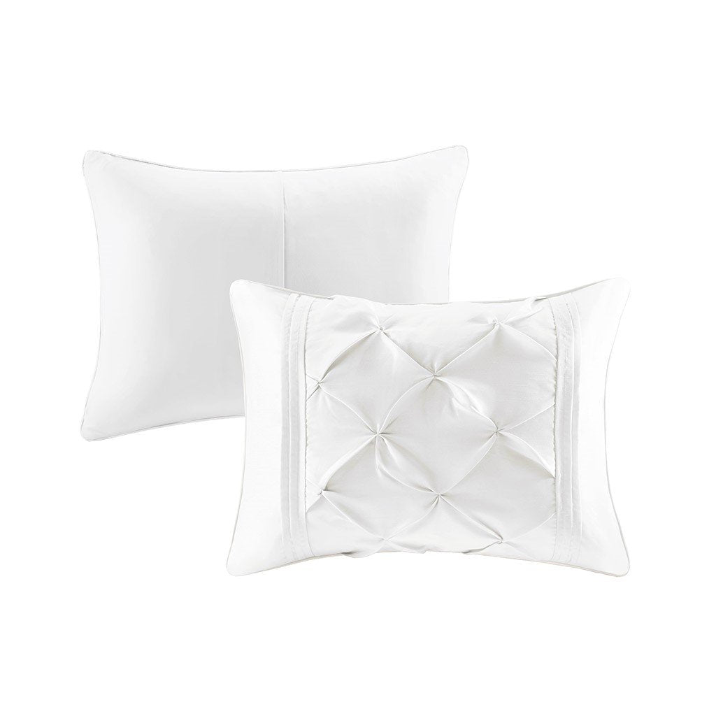 Laurel White 7-Piece Comforter Set Comforter Sets By Olliix/JLA HOME (E & E Co., Ltd)