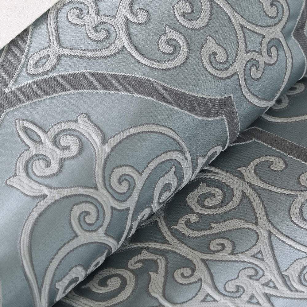 Lavine Blue 12-Piece Comforter Set Comforter Sets By Olliix/JLA HOME (E & E Co., Ltd)