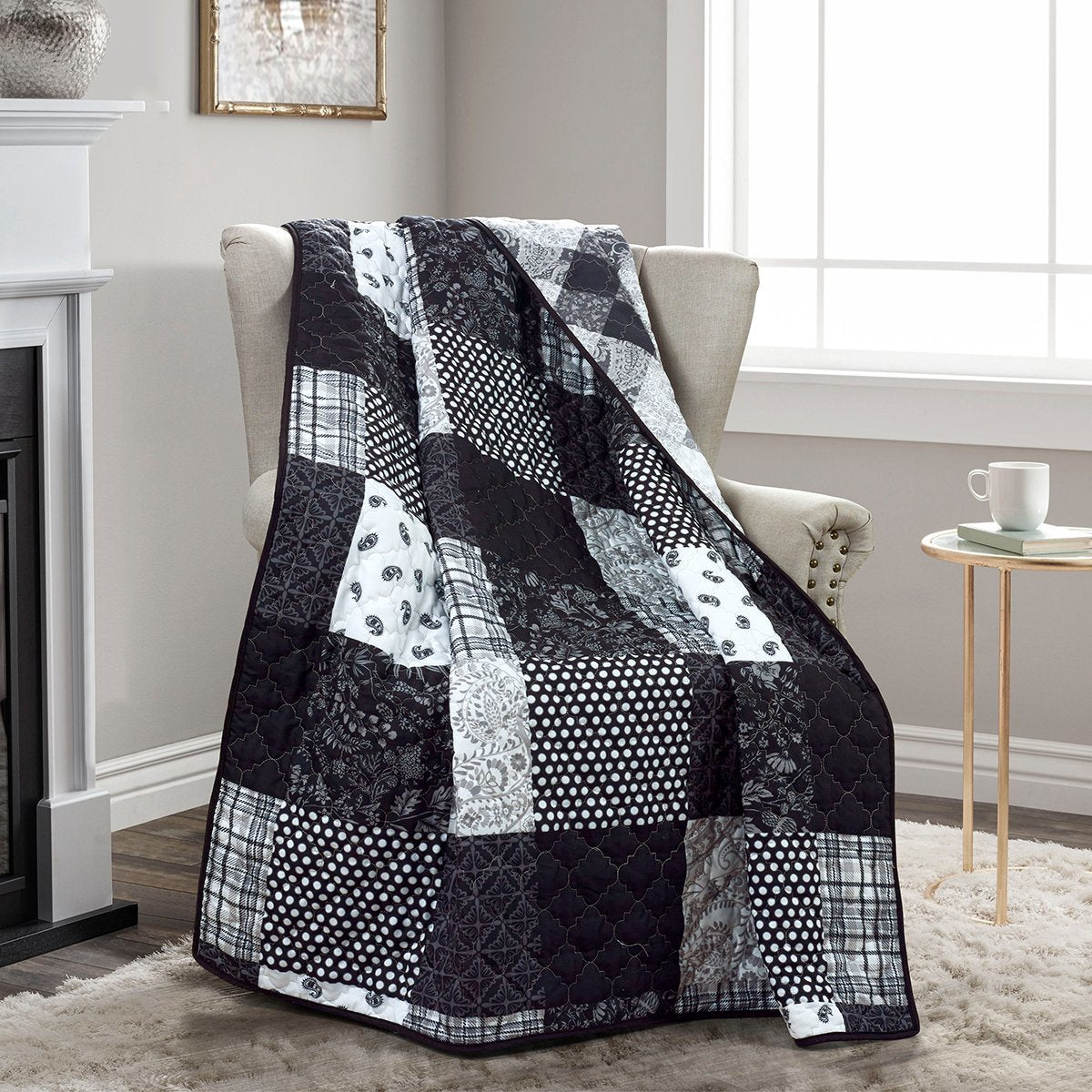 London Reversible Throw Throws By Donna Sharp