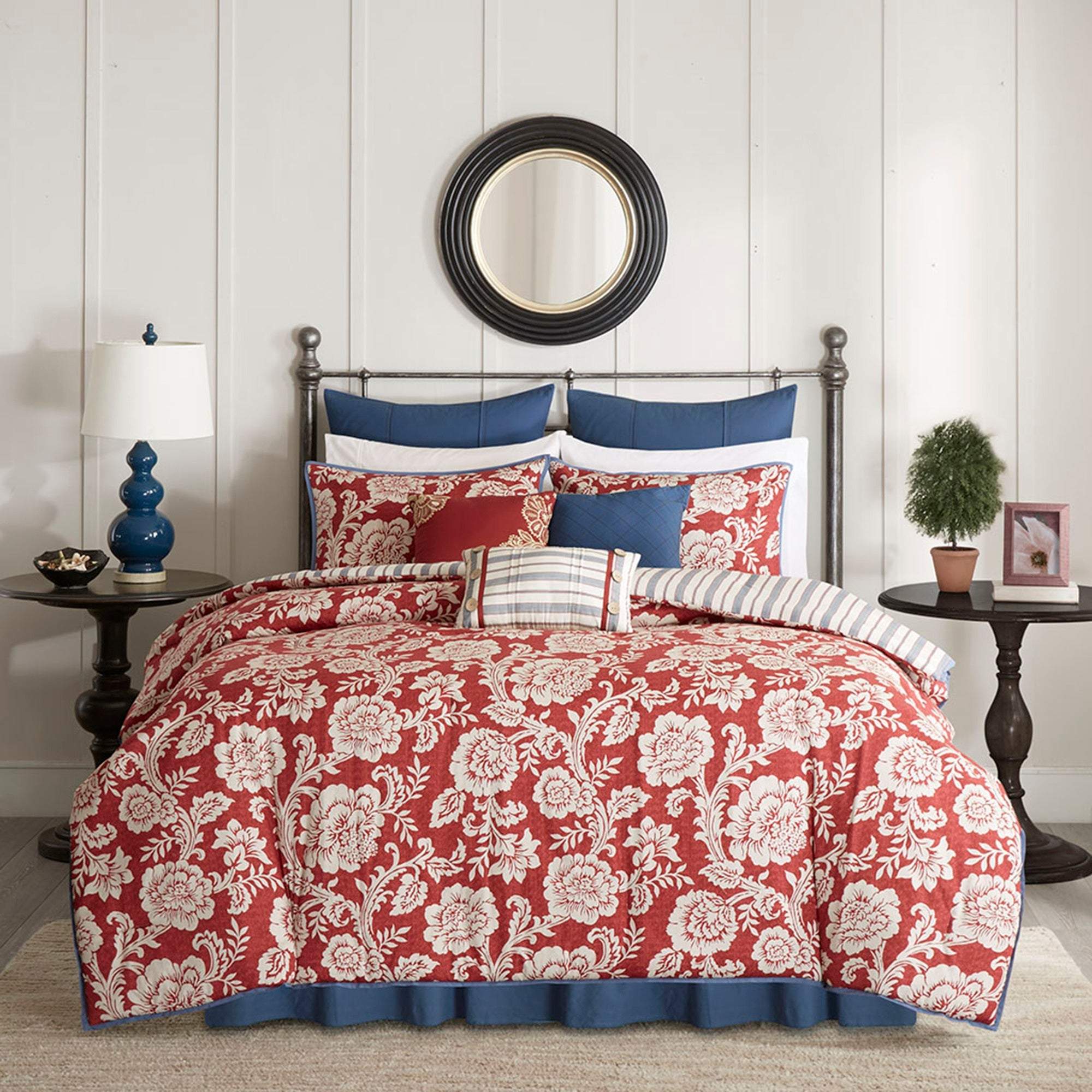 Mexico Red 9-Piece Comforter Set Comforter Sets By Olliix/JLA HOME (E & E Co., Ltd)