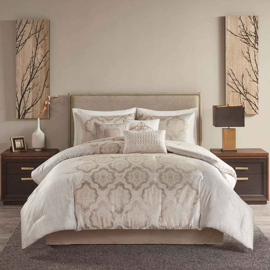 Mariella Ivory 7-Piece Comforter Set Comforter Sets By Olliix/JLA HOME (E & E Co., Ltd)