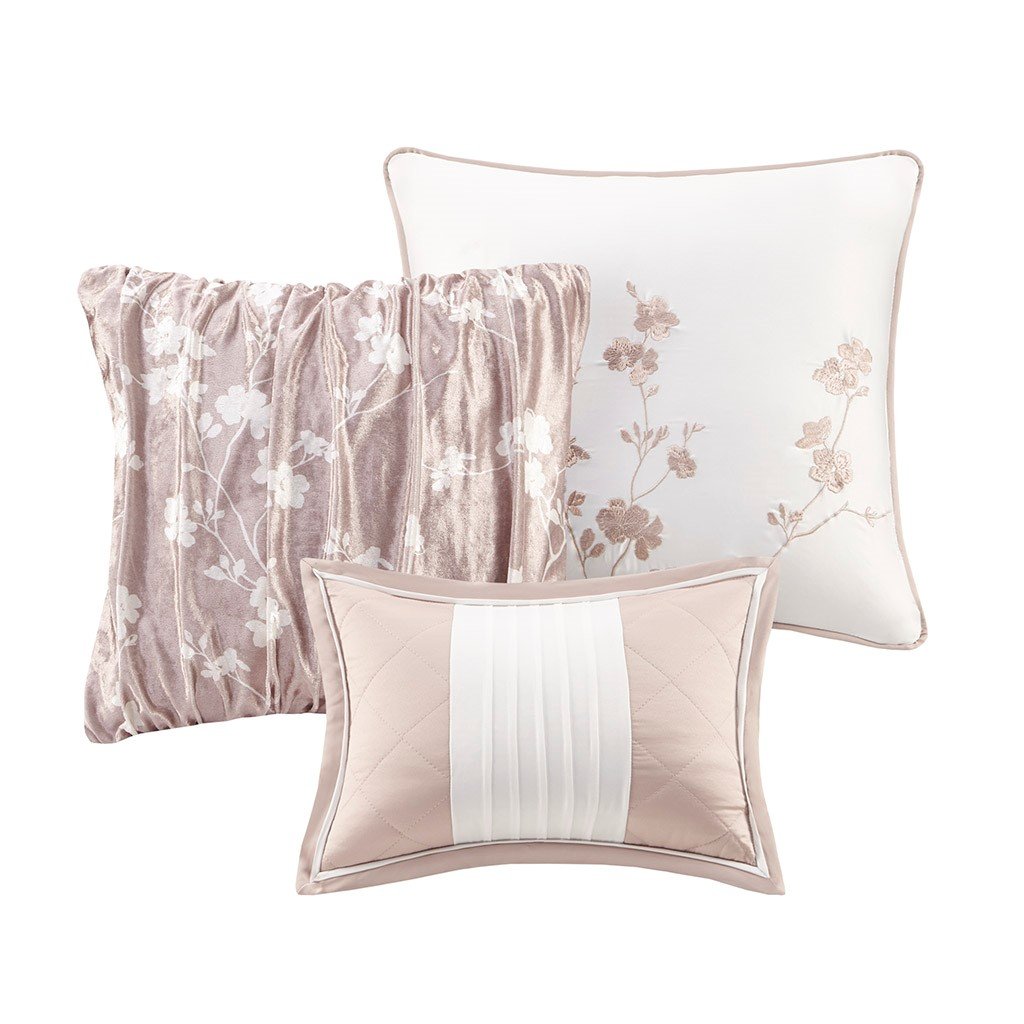 Marling Blush 7-Piece Comforter Set Comforter Sets By Olliix/JLA HOME (E & E Co., Ltd)