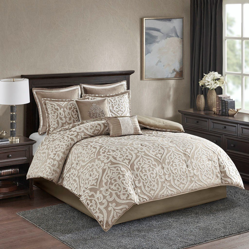 Odette Tan 8-Piece Comforter Set Comforter Sets By Olliix/JLA HOME (E & E Co., Ltd)