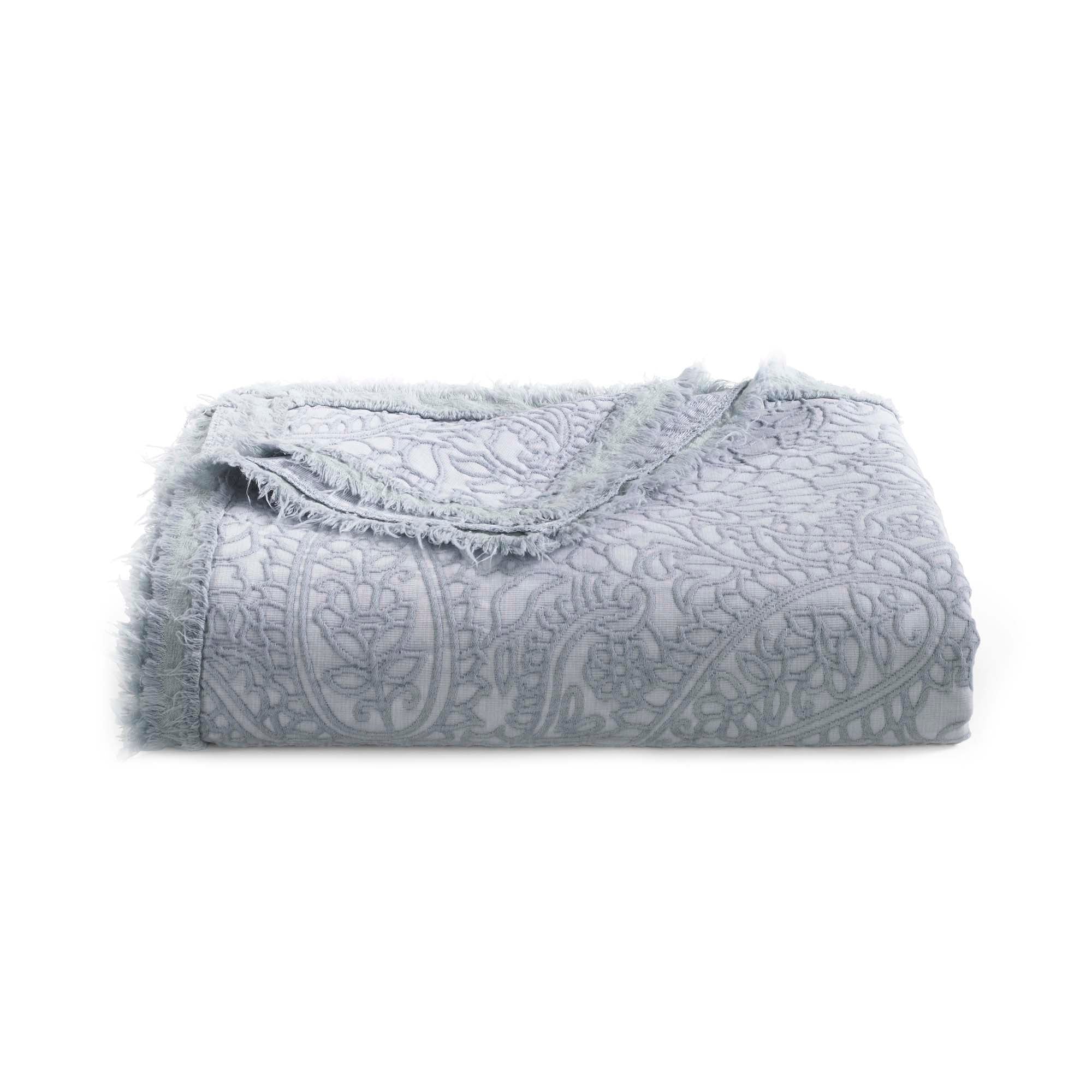 Paisley Grey Throw Throws By Donna Sharp