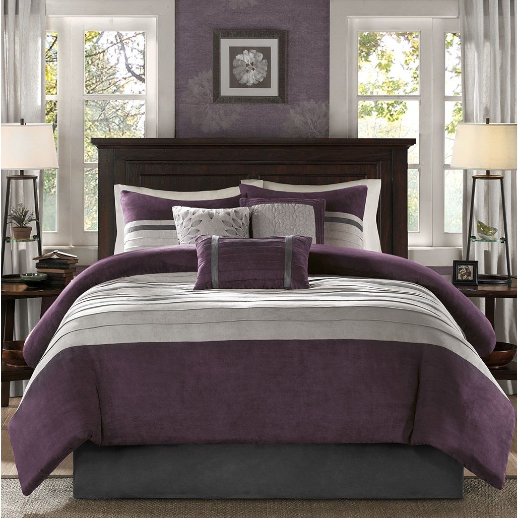 Palmer Purple 7-Piece Comforter Set Comforter Sets By Olliix/JLA HOME (E & E Co., Ltd)