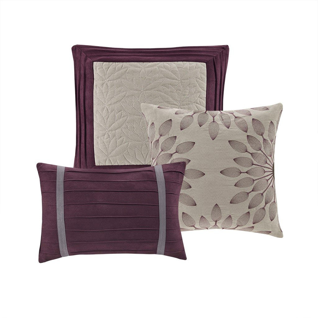 Palmer Purple 7-Piece Comforter Set Comforter Sets By Olliix/JLA HOME (E & E Co., Ltd)