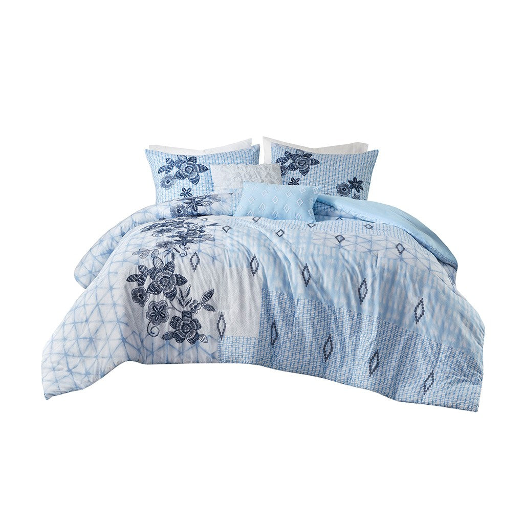 Sadie 5 Piece Cotton Comforter Set