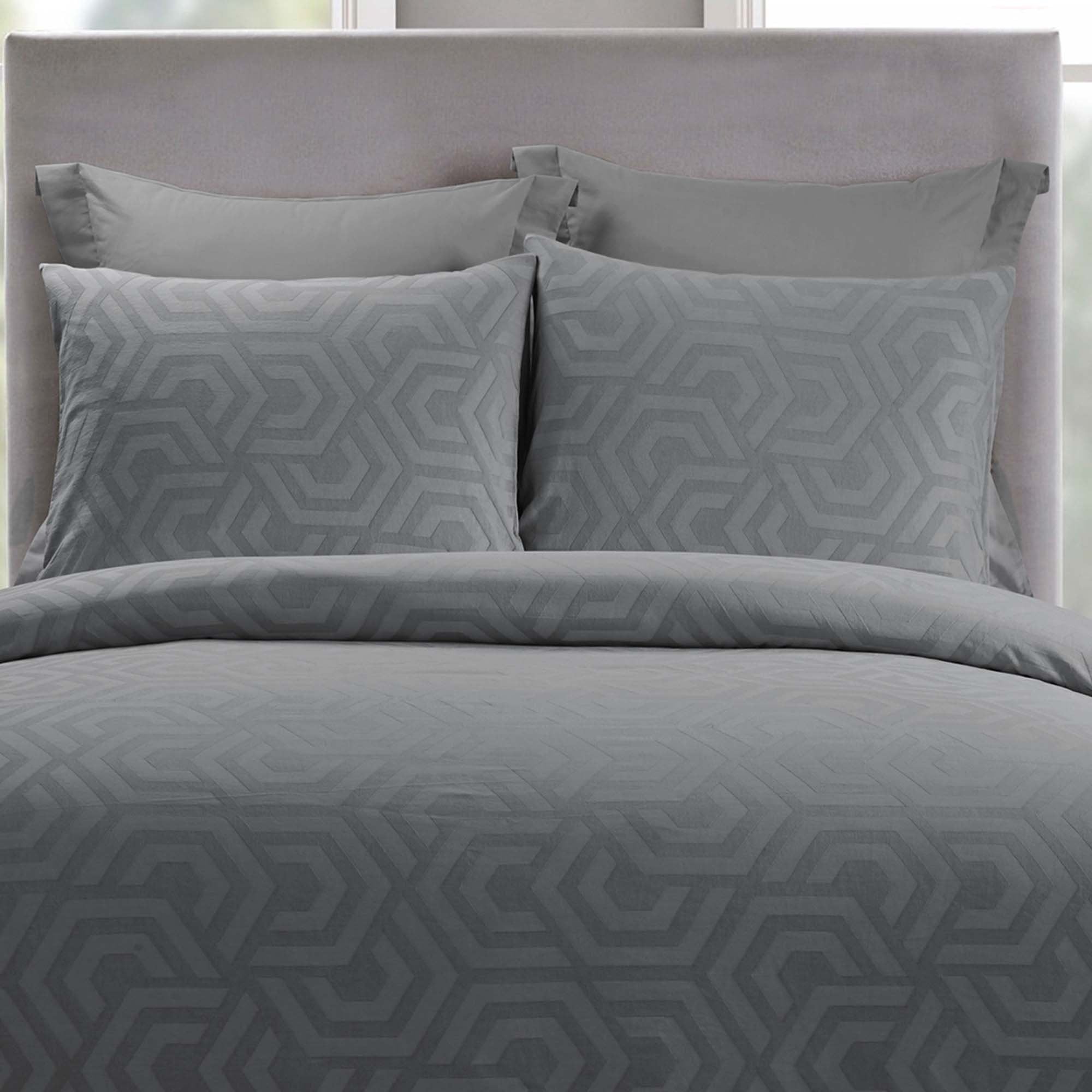 Seville Grey 3-Piece Comforter Set Comforter Sets By Donna Sharp
