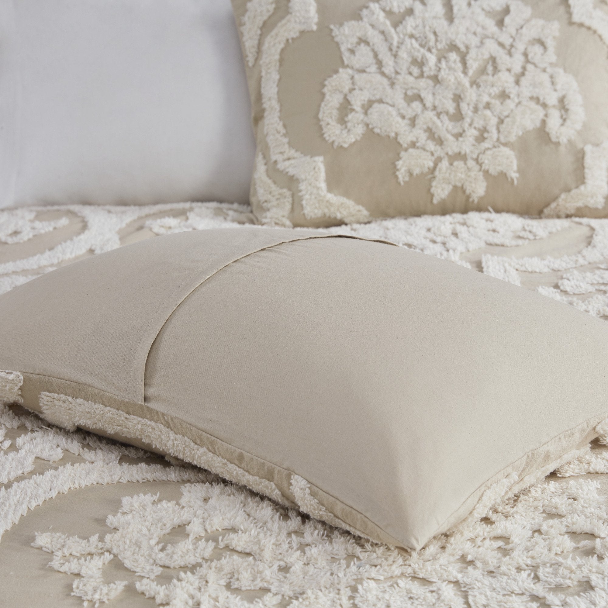 Viola Taupe 3-Piece Comforter Set Comforter Sets By Olliix/JLA HOME (E & E Co., Ltd)