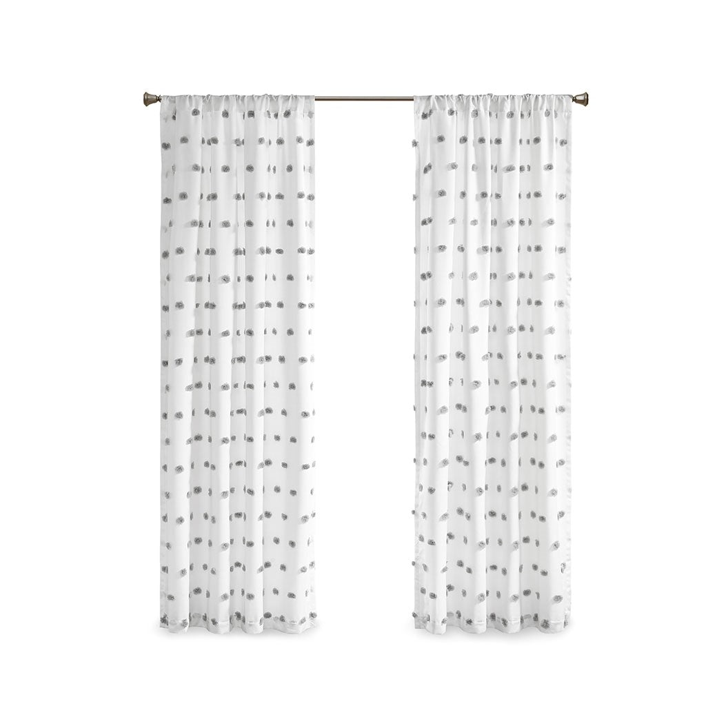 Sophie Pom Pom Embellished Window Panel