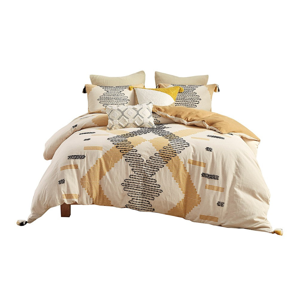 Arizona 3 Piece Cotton Duvet Cover Set