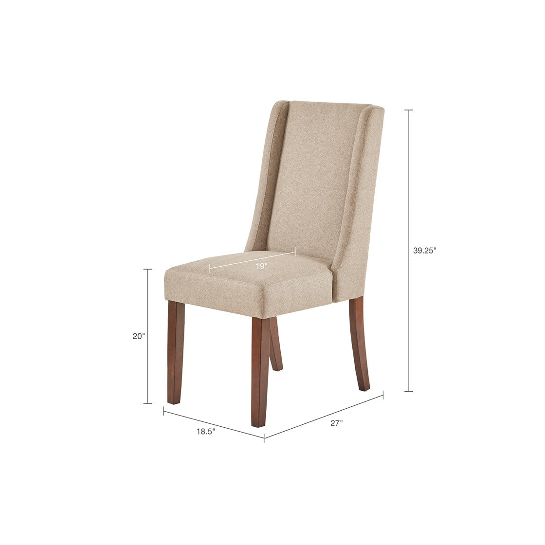 Brody Wing Dining Chair (Set of 2)