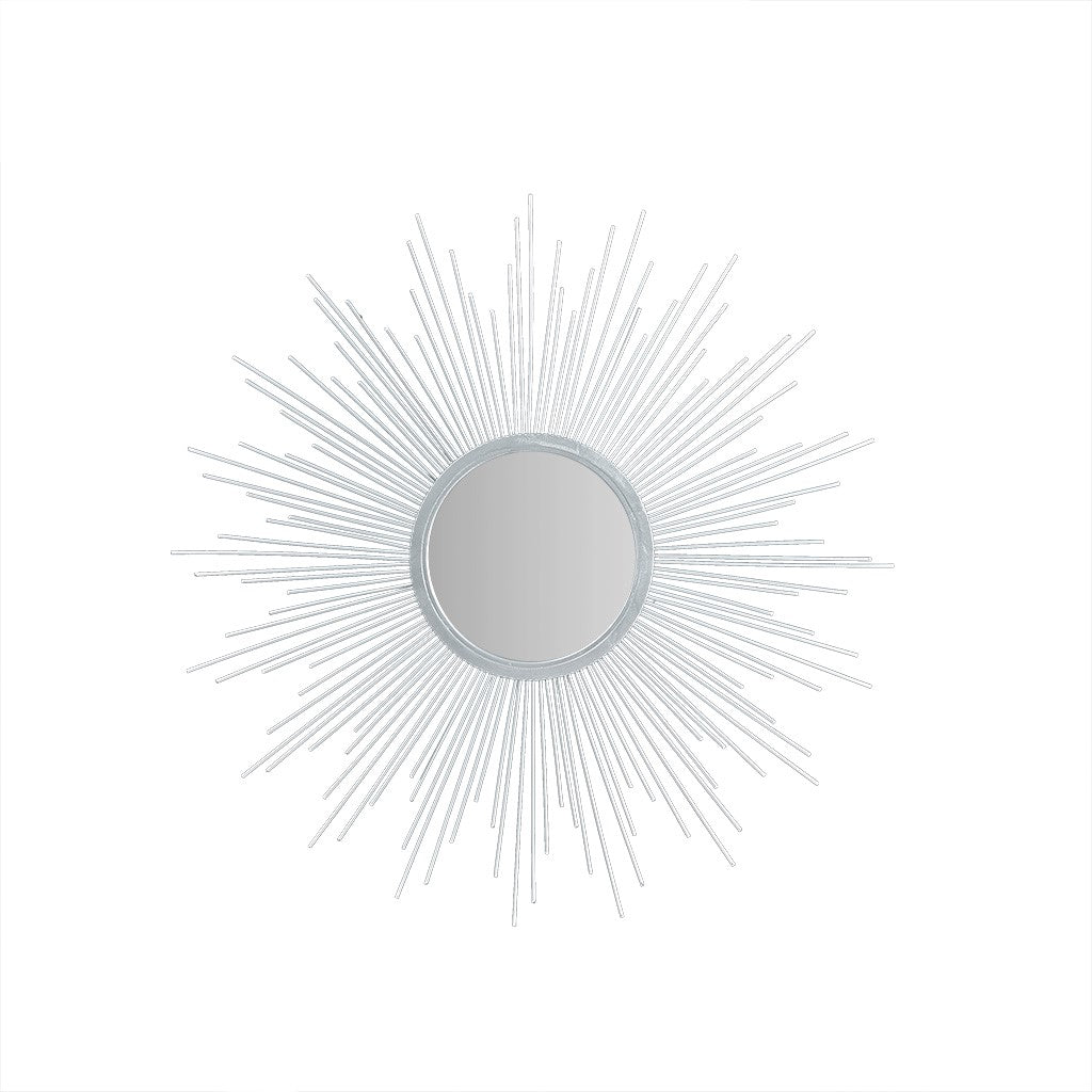 Fiore Round Sunburst Wall Decor Mirror