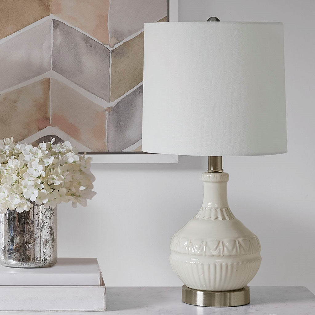 White Gypsy Table Lamp