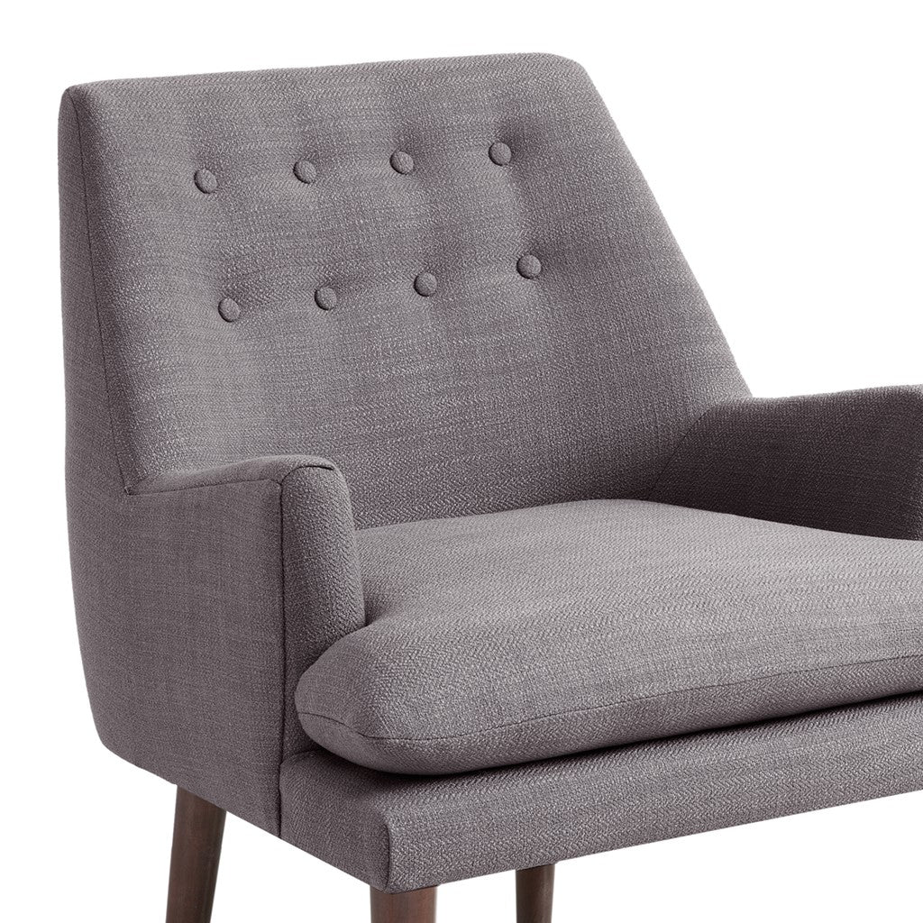 Taylor Mid-Century Grey Accent Chair