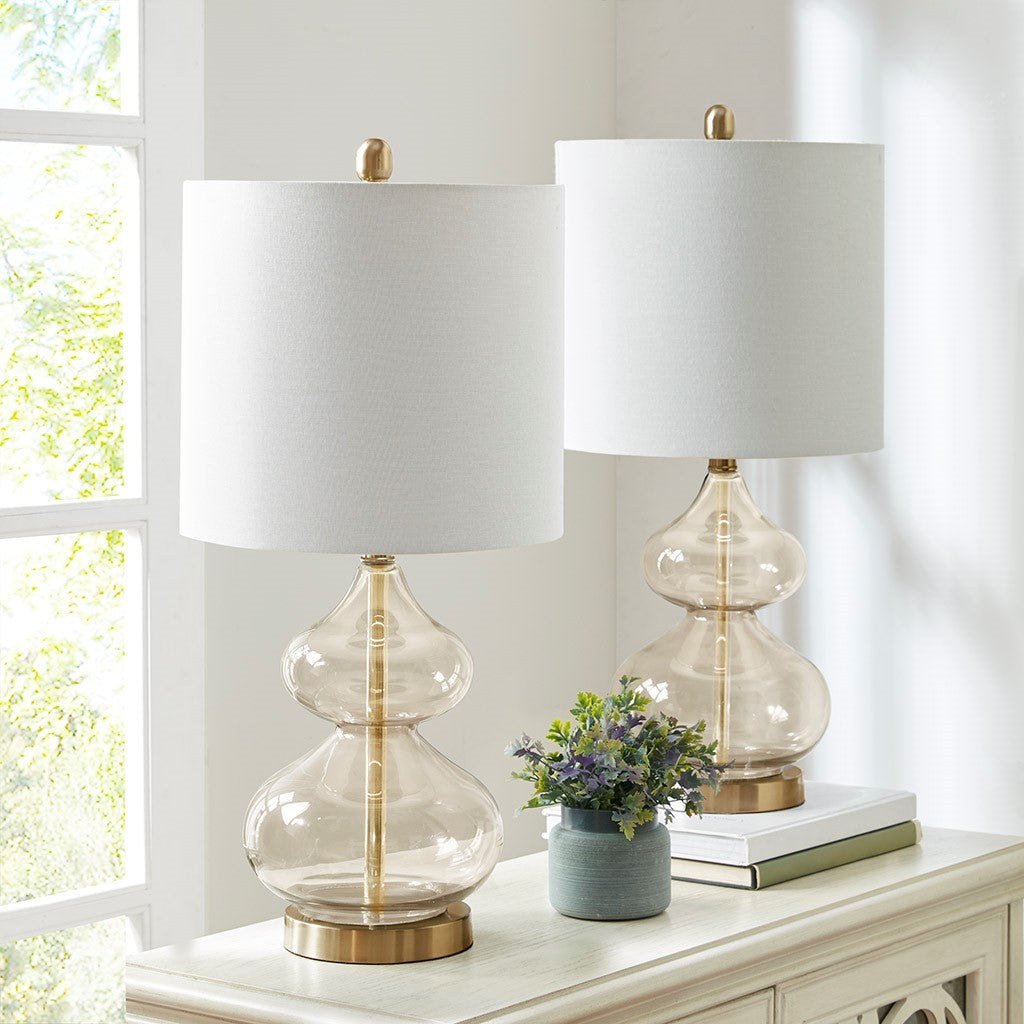 Ellipse Gold Table Lamp Set of 2