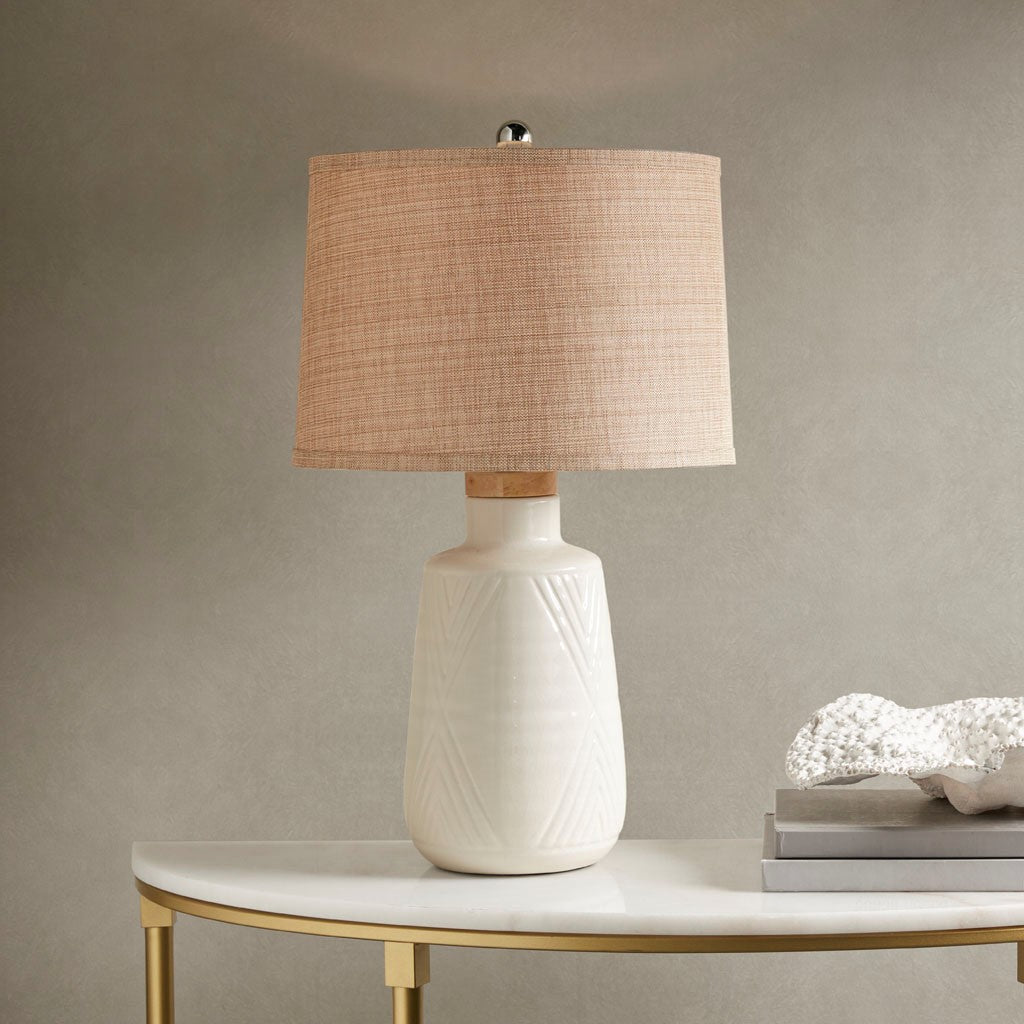 Tate Ivory Table Lamp