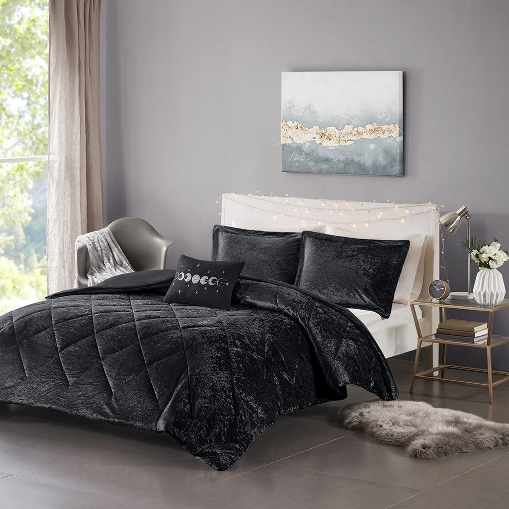 Felicia Velvet Duvet Cover Set