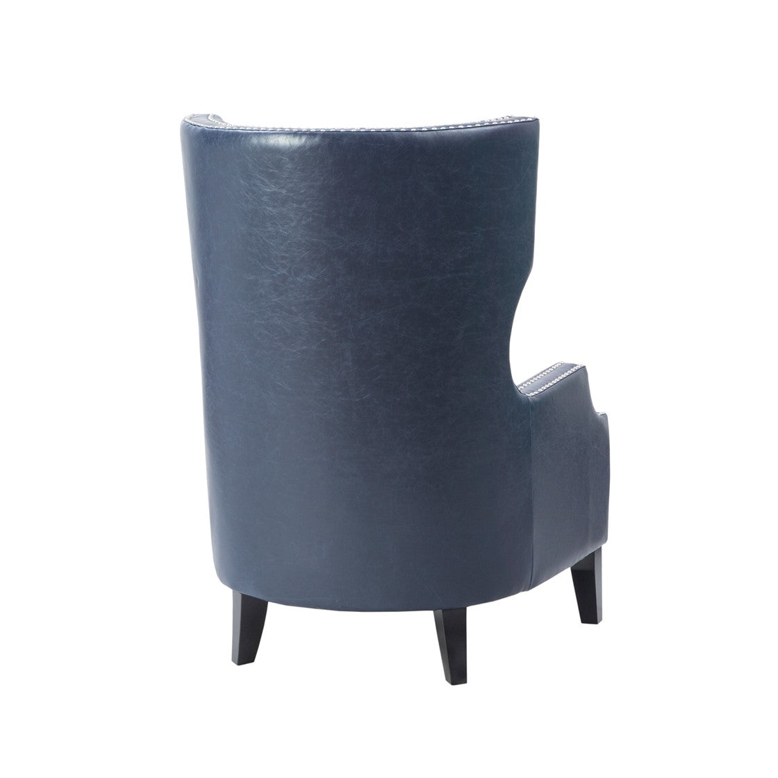 Brighton Modern Navy Wing Chair