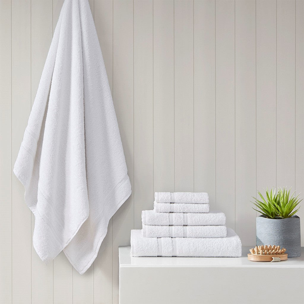 Aegean 100% Turkish Cotton 6 Piece Towel Set