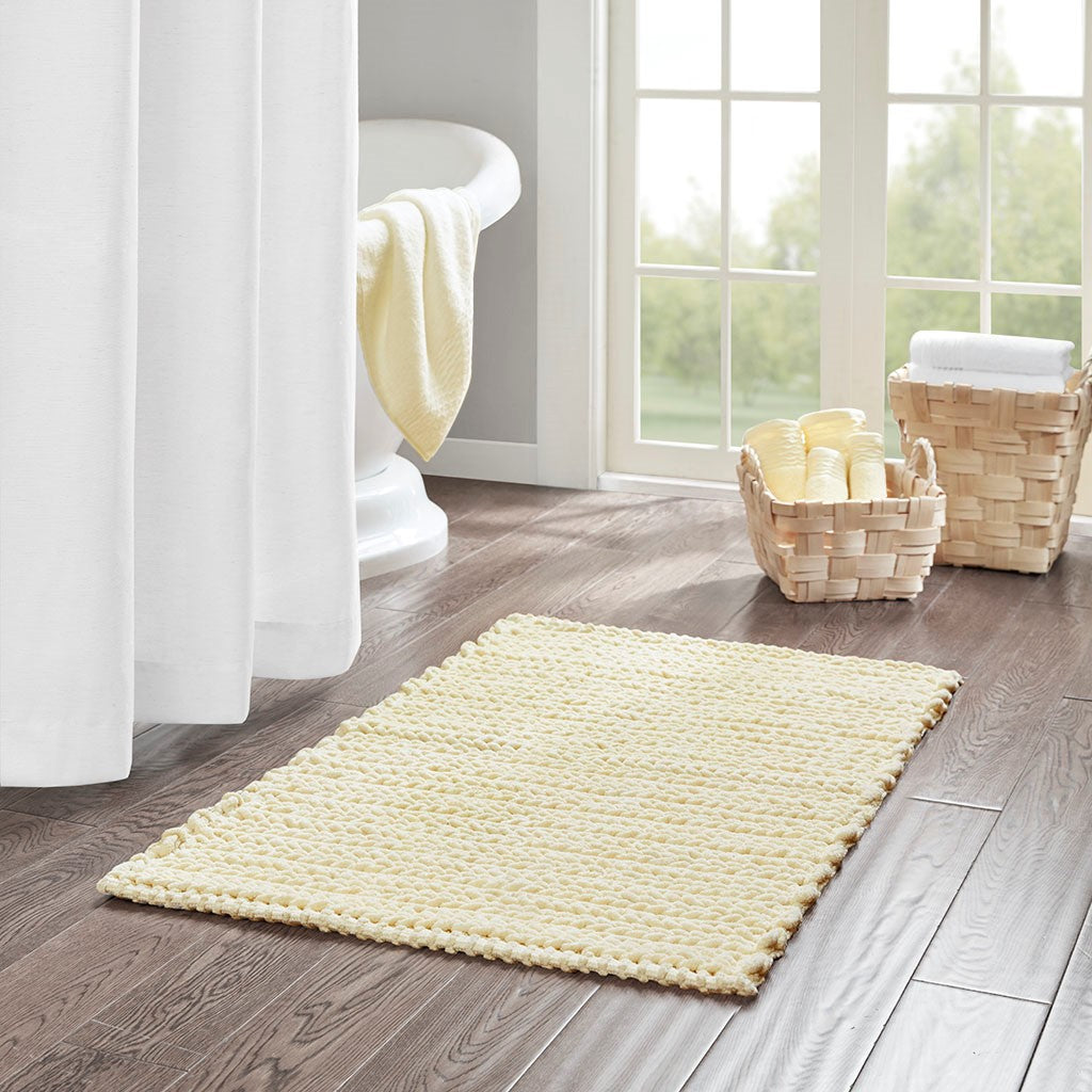 Lasso 100% Cotton Chenille Chain Stitch Rug