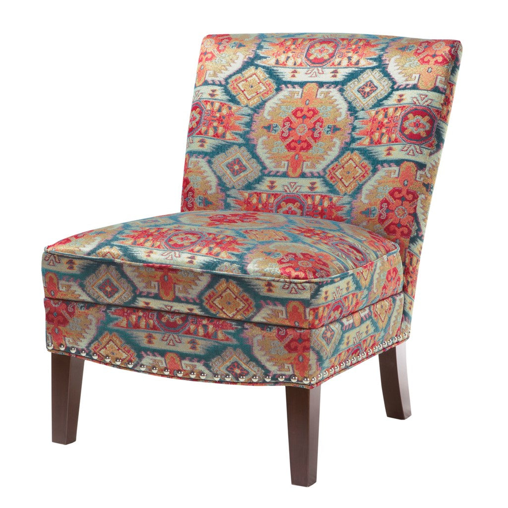 Hayden Slipper Red Accent Chair