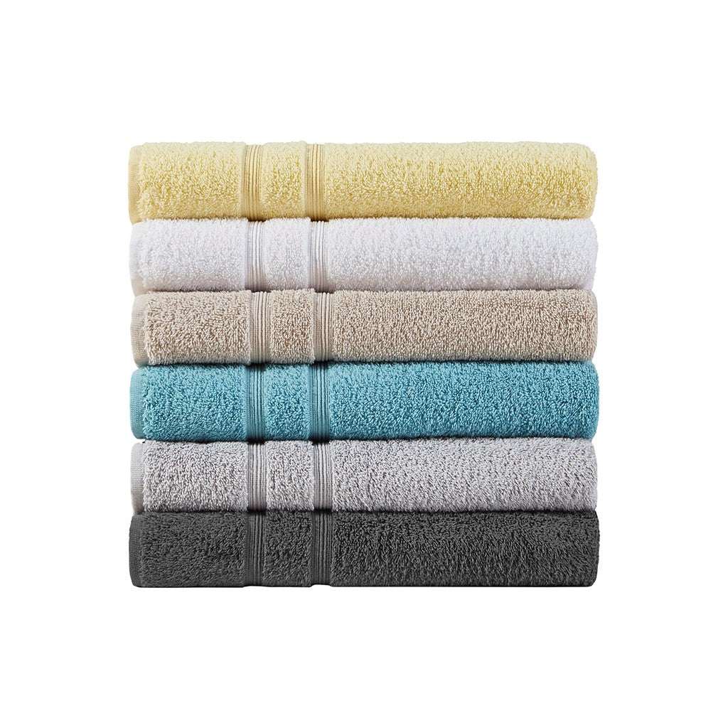 Aegean 100% Turkish Cotton 6 Piece Towel Set