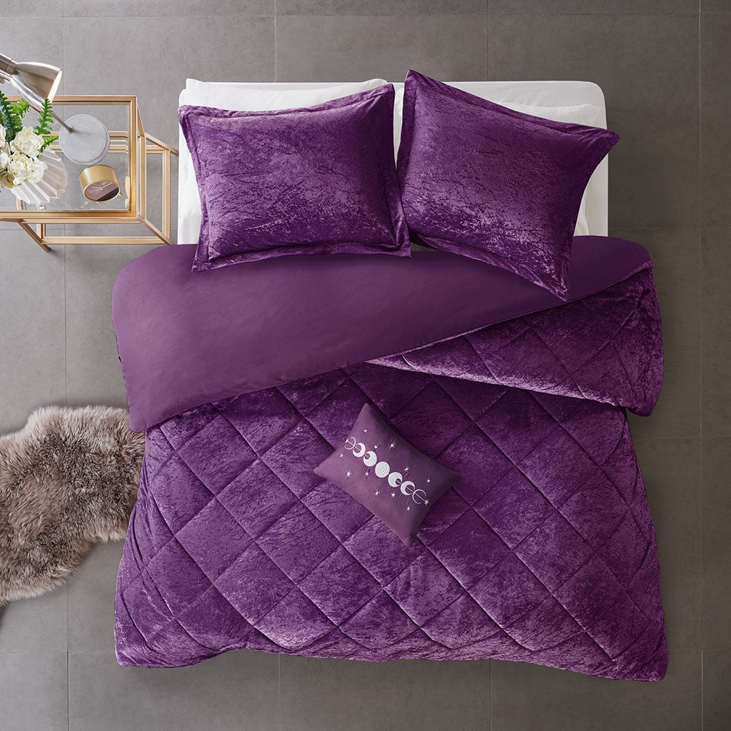 Felicia Velvet Duvet Cover Set