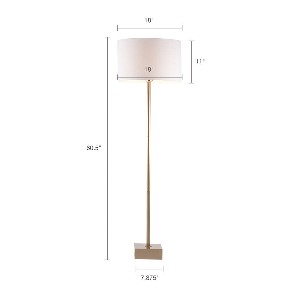 Bringham Gold Floor Lamp