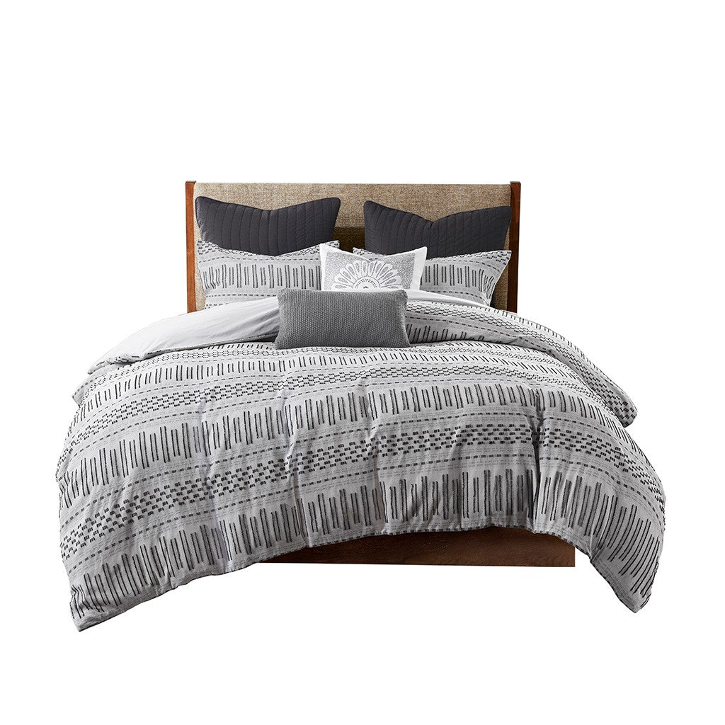 Rhea Cotton Jacquard Duvet Cover Mini Set