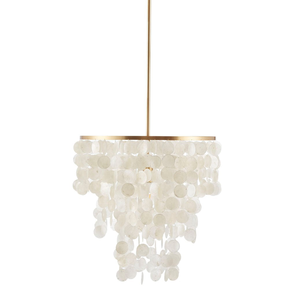 White Isla Chandelier