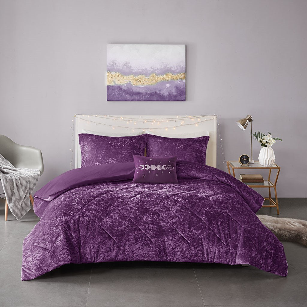 Felicia Velvet Duvet Cover Set