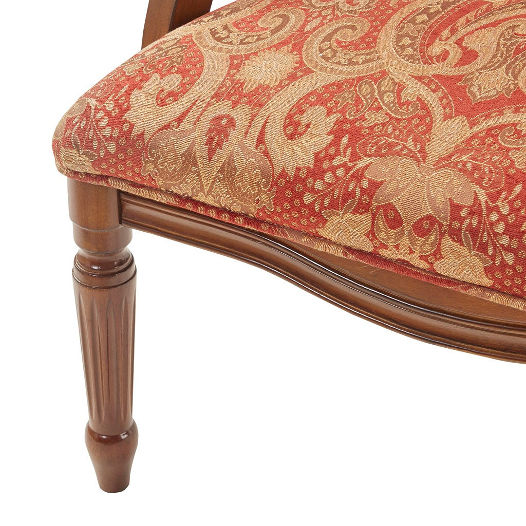 Brentwood Exposed Red Wood Arm Chair